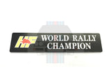 HF World Rally Champion Badge